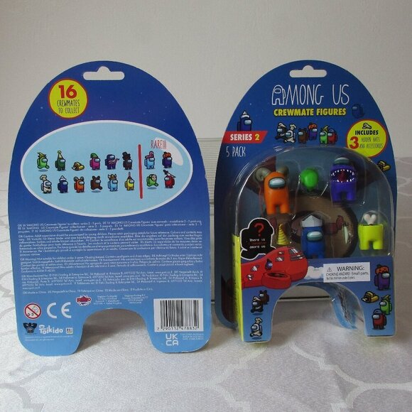 Among Us Series 2 Crewmate Figures 5-Pack Blister 3 Hidden Hats for 3+ Ages - Picture 2 of 3